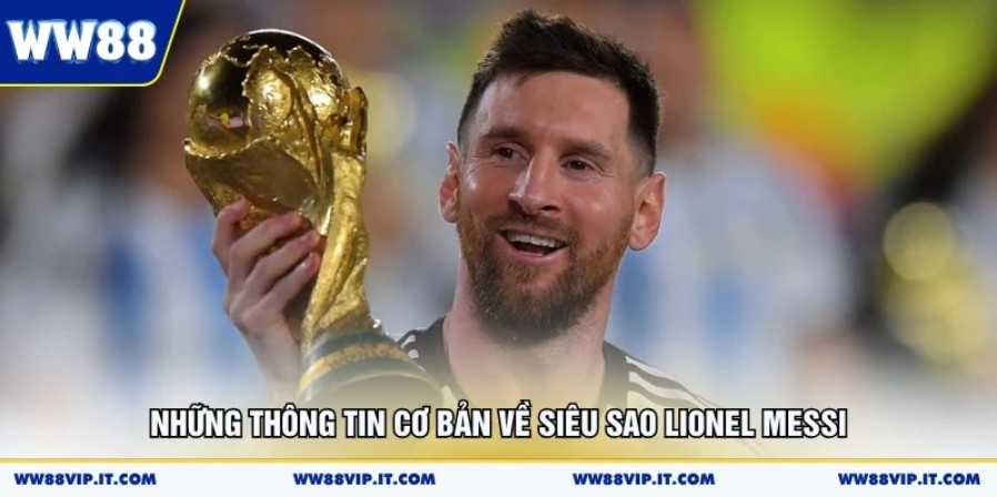 Những thông tin cơ bản về siêu sao Lionel Messi