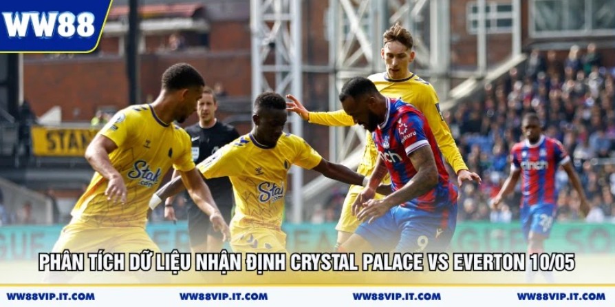 Phân tích dữ liệu nhận định Crystal Palace vs Everton 10/05